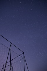 御殿場の晴れて寒い夜に