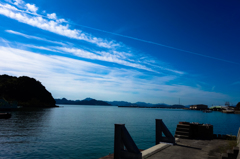 広島　竹原の海