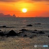 高知南西部からの朝日