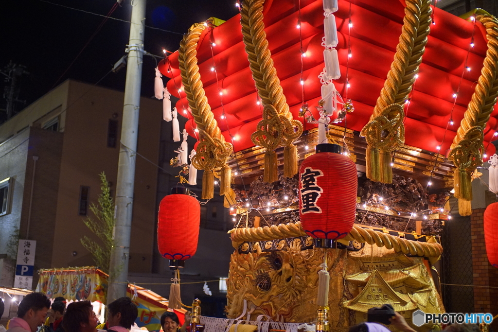 淡路島の室津で行われた祭り
