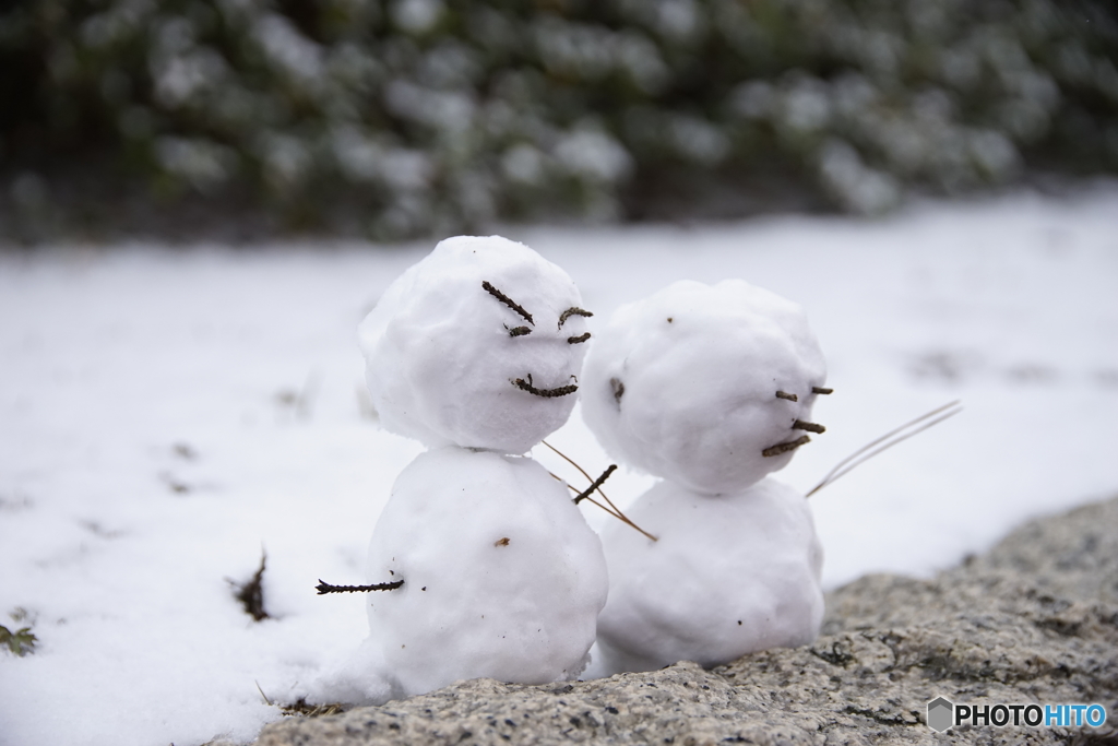 雪だるま作〜ろう〜♫