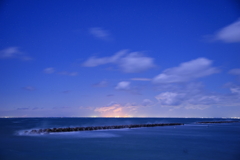 荒れた海