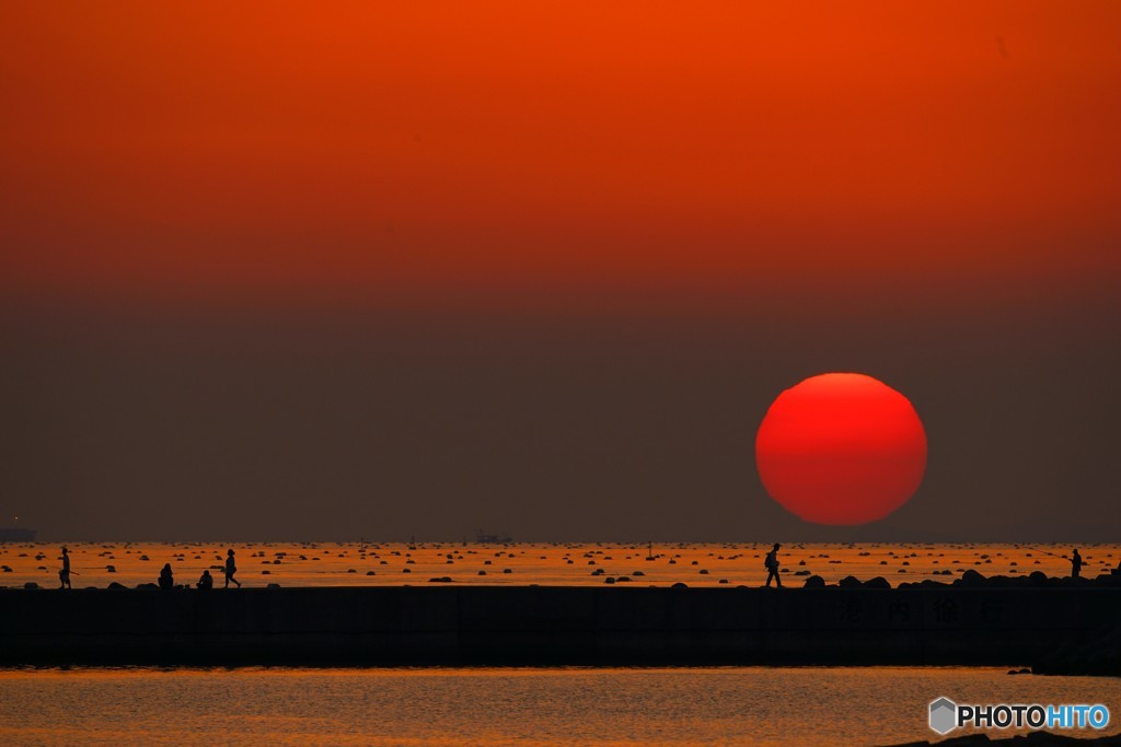 沈みゆく太陽