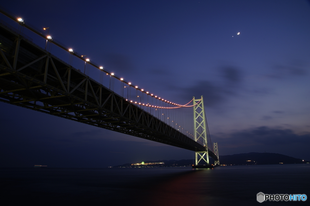 新年1発目の明石海峡大橋