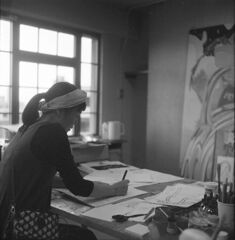 アトリエの人_Rolleiflex