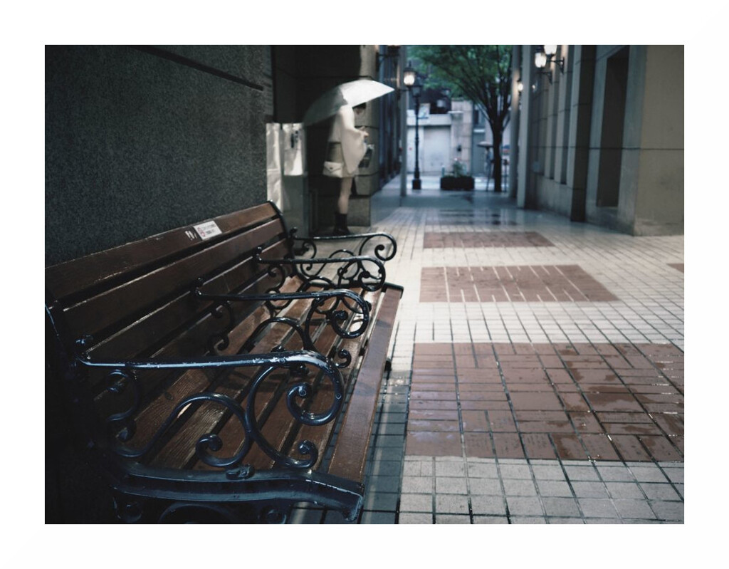 小雨の元町