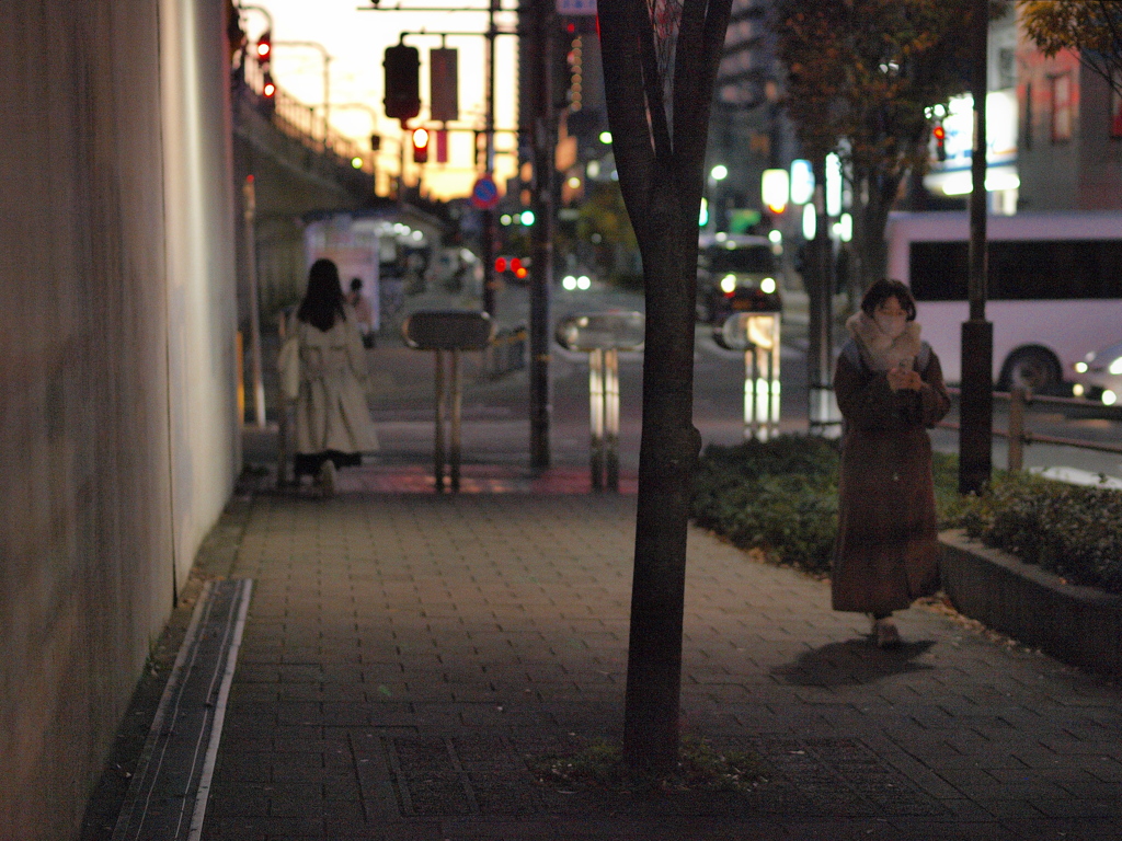 夕暮れ