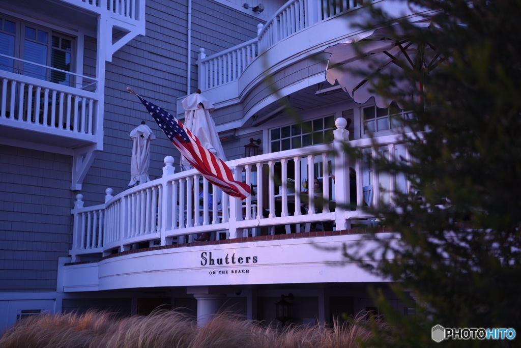 Shutters on the beach