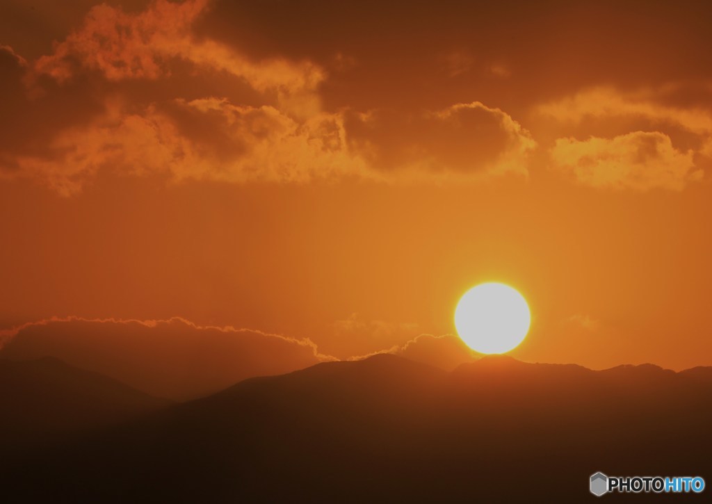 2017年の夕陽