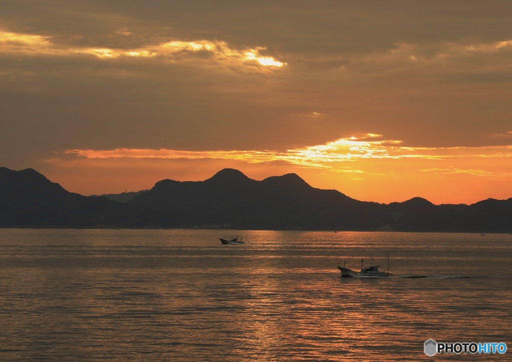 気ままな夕空