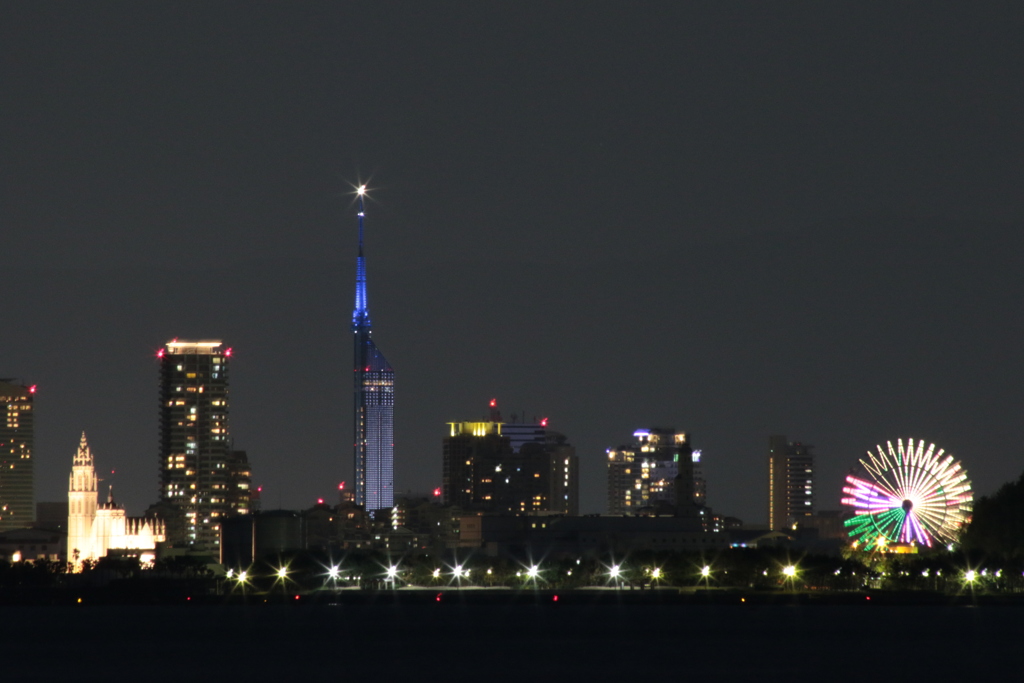 百道の夜