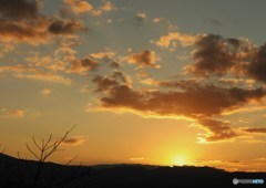 秋の夕空