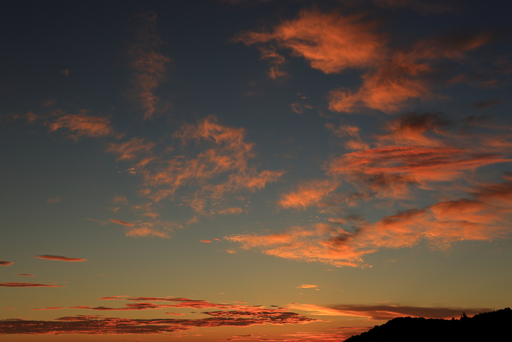 ひとときの夕焼け