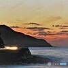 静かな夕焼け