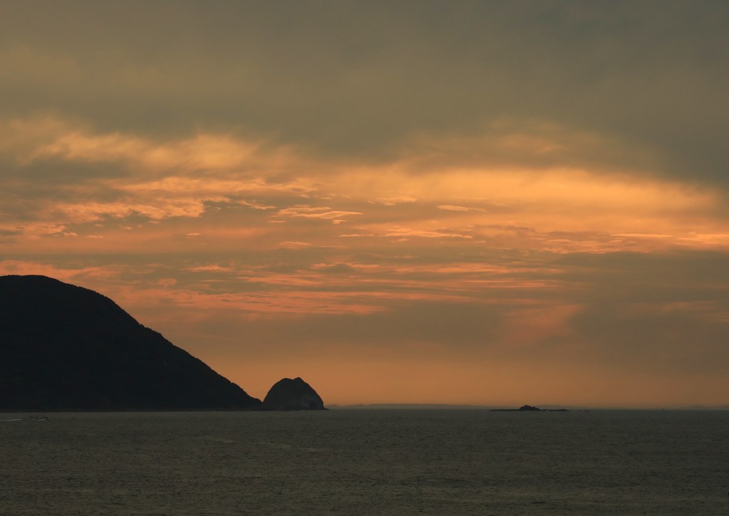 無情な夕焼け