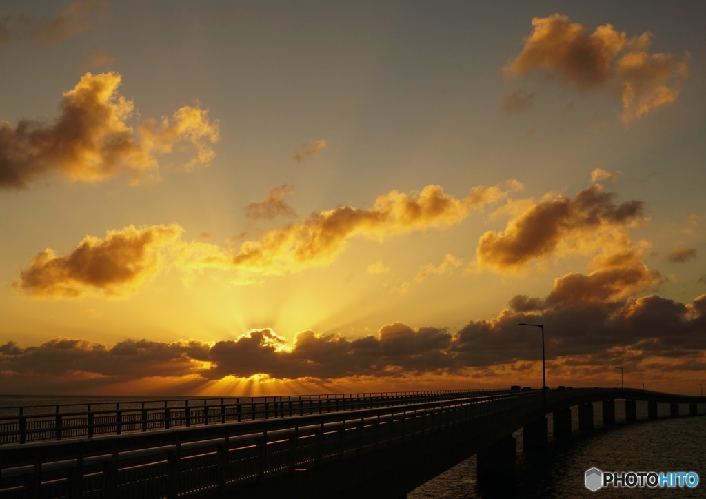 宮古島の夕陽