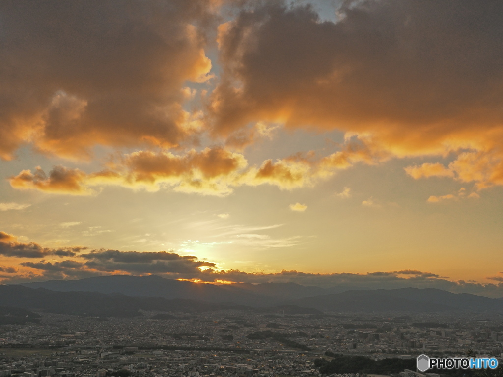 焼け行く雲