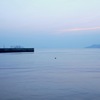 夜明け前の海