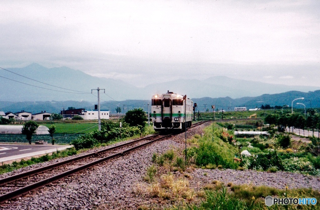 単線の列車