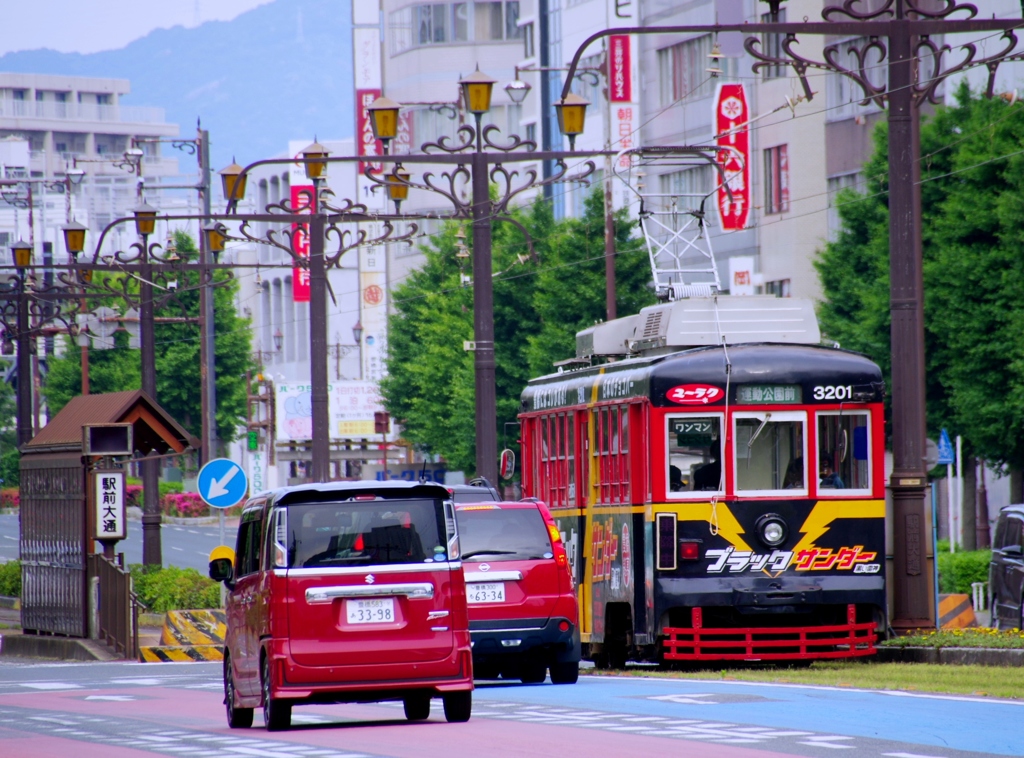 市電が走る風景#2　@豊橋