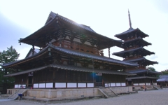 最古の木造建造物　＠法隆寺