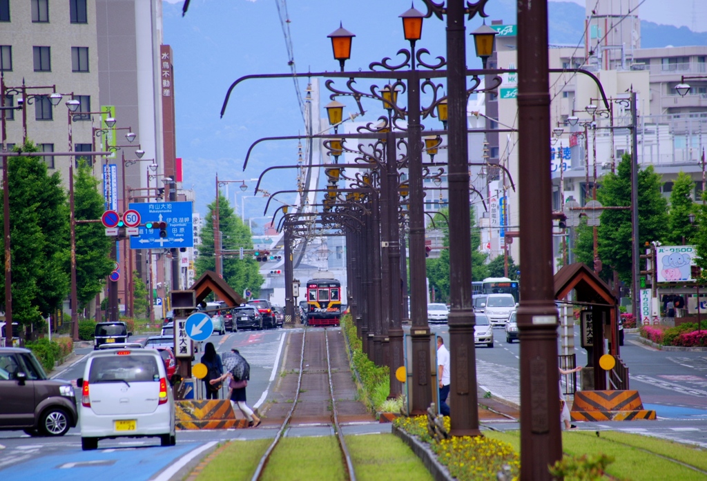 市電のある風景　＠豊橋