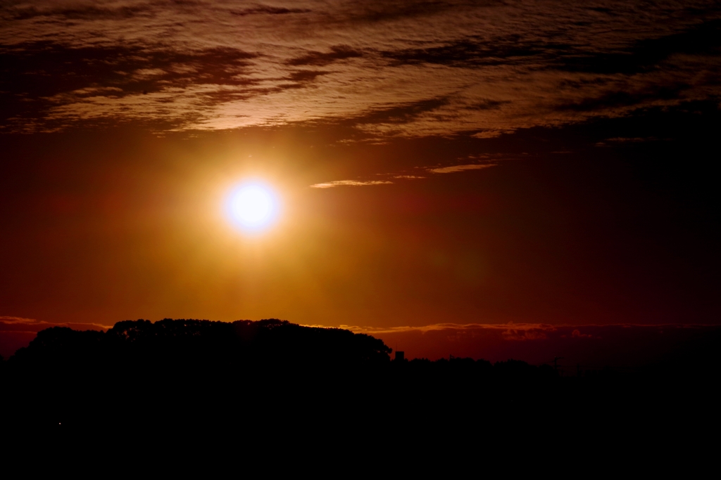 わが街の夕暮れ#3　秋ですね！