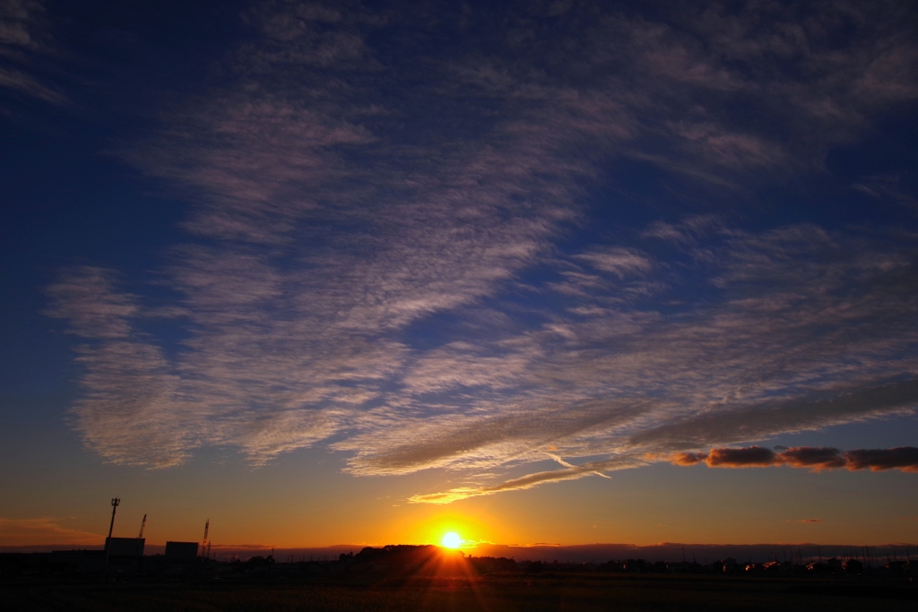 わが街の夕暮れ#1　秋の気配