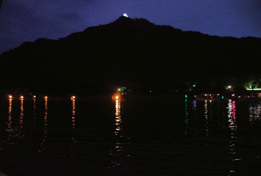 鵜飼と金華山と岐阜城