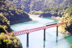 トロッコ電車もーすぐ奥大井湖上駅