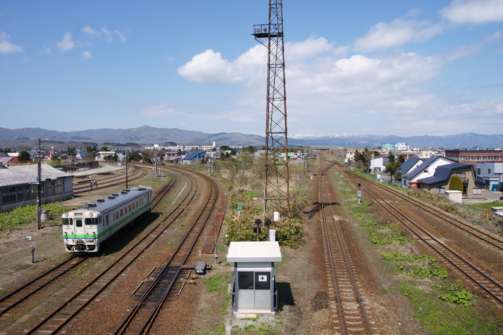 キハ40　長万部駅
