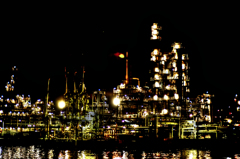 工場夜景