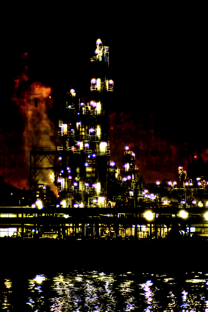 工場夜景