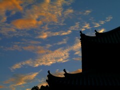 東大寺戒壇院 夕景