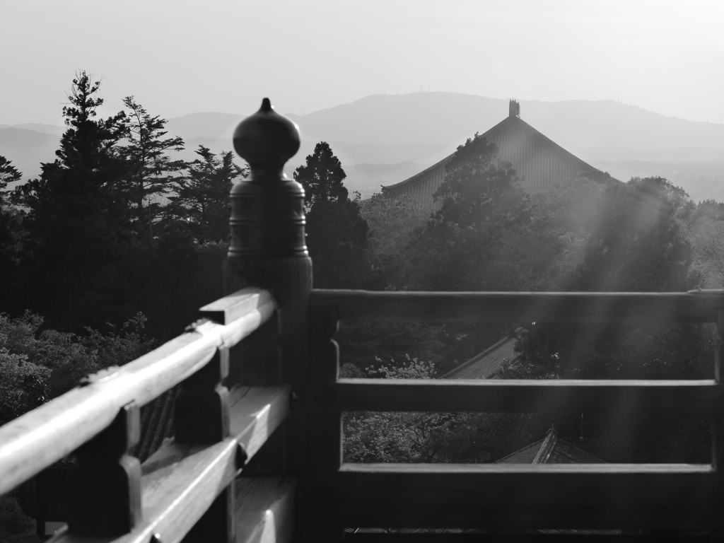 二月堂舞台から東大寺