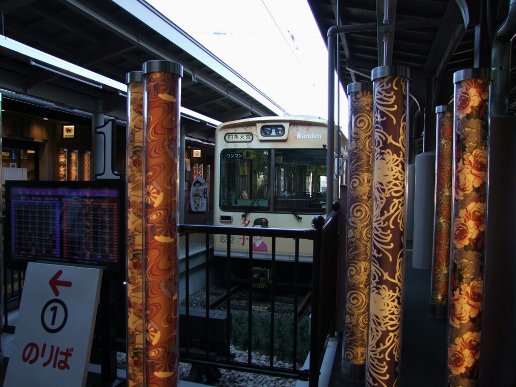 嵐電/嵐山駅