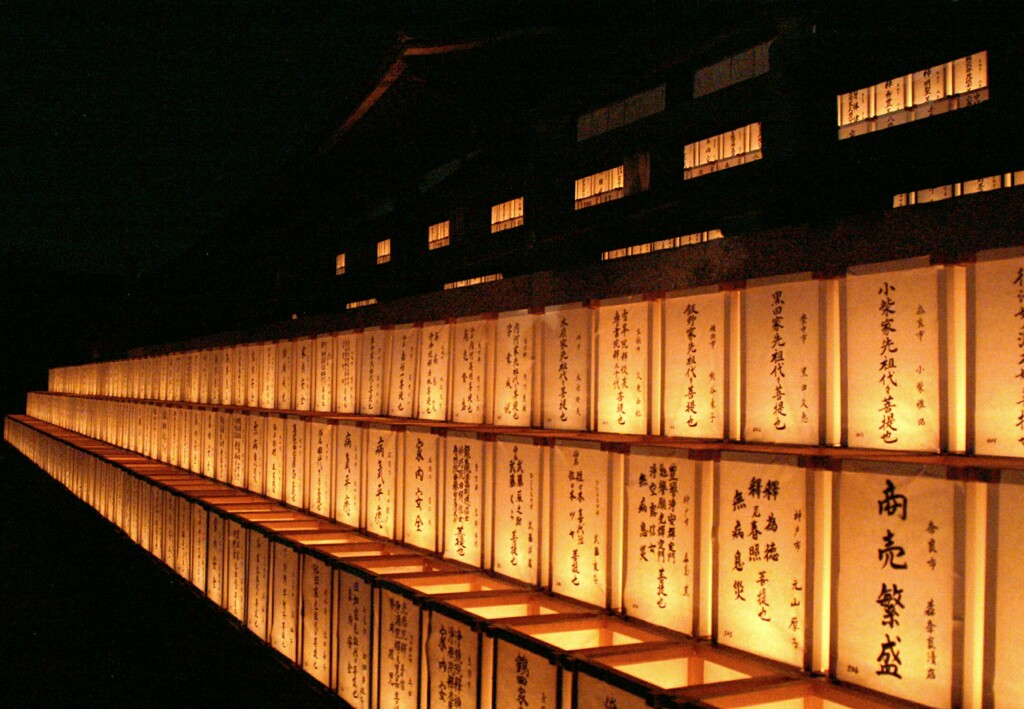 東大寺 万灯供養絵