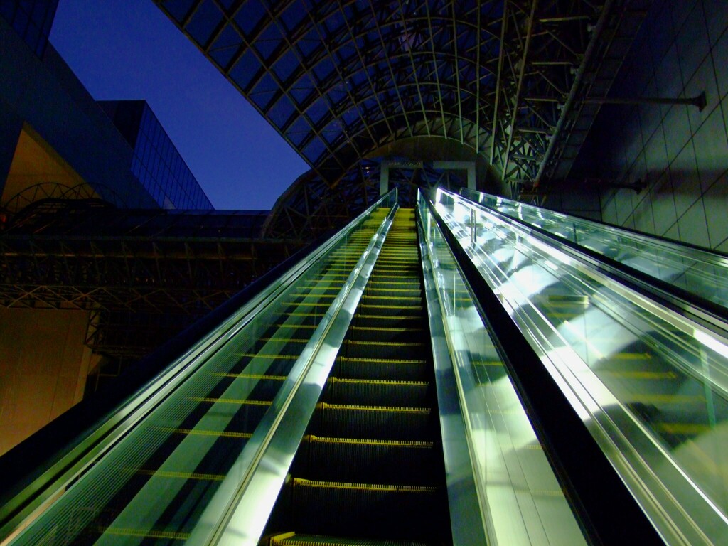 京都駅ビル 空中径路