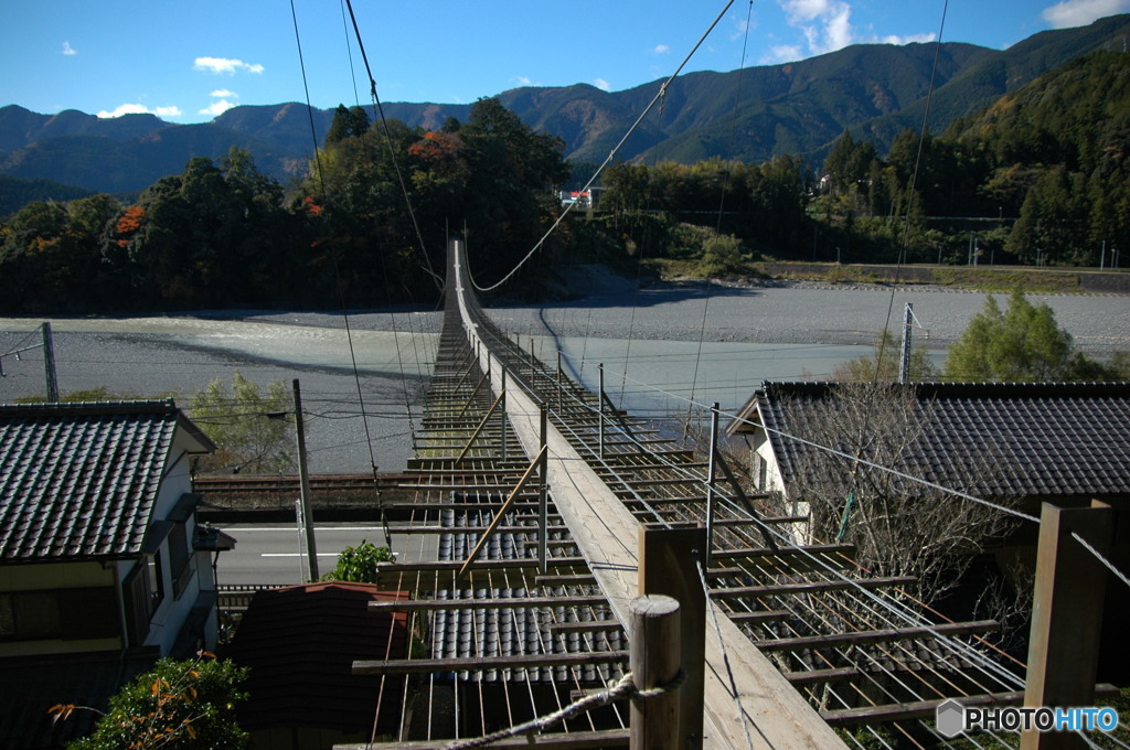 長～い吊橋