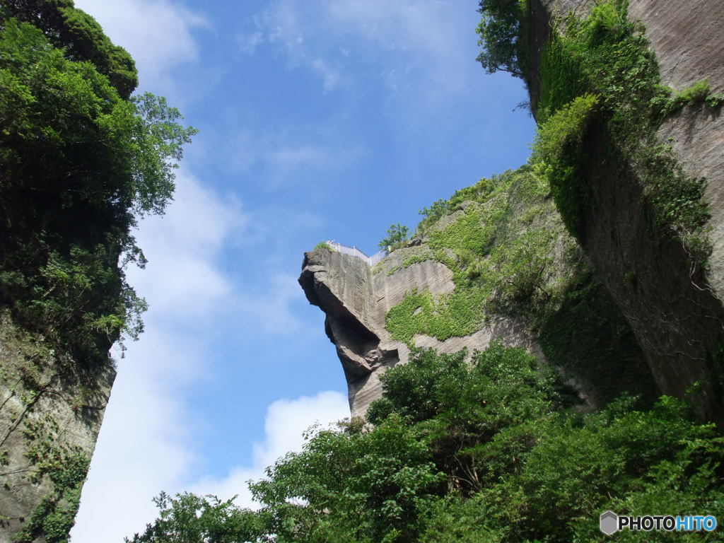 絶景の展望台…下から