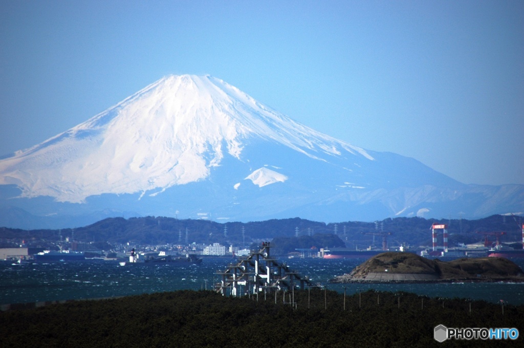 千葉からの富士