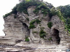 海岸の岩層2