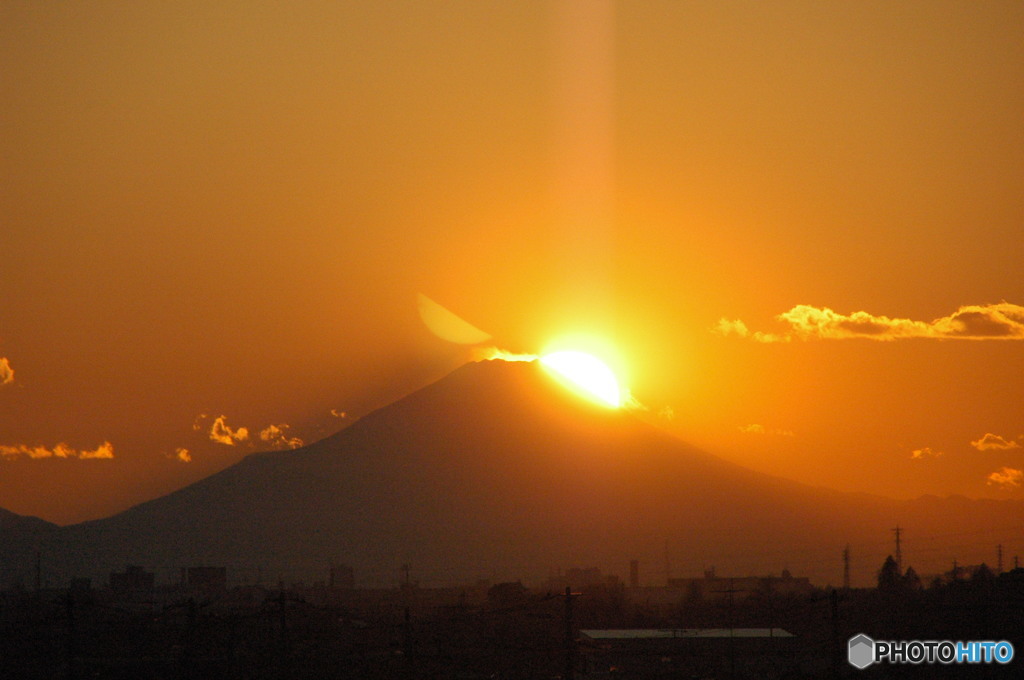 ダイヤモンド富士at埼玉