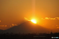 ダイヤモンド富士at埼玉