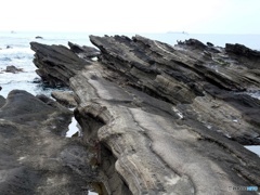海岸の岩層1