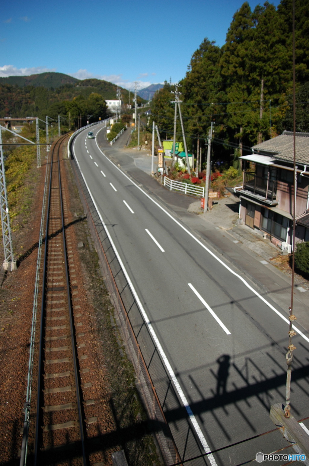 吊橋からの