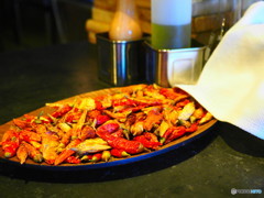 various colors of chili