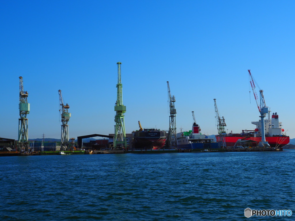 快晴のshipyard