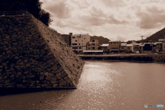 浮城の石垣