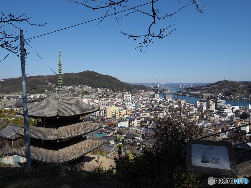 画家が描いた風景を描いた場所から